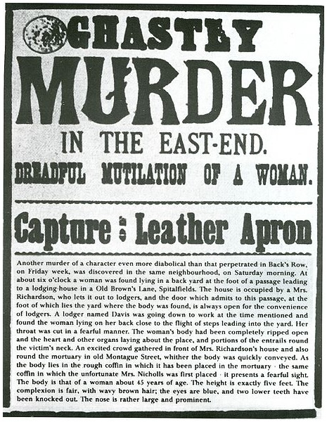 Jack the Ripper Wanted Poster